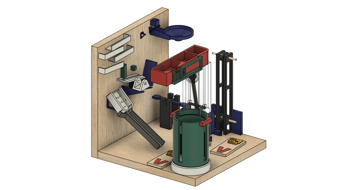 Rube Goldberg Left Assembly